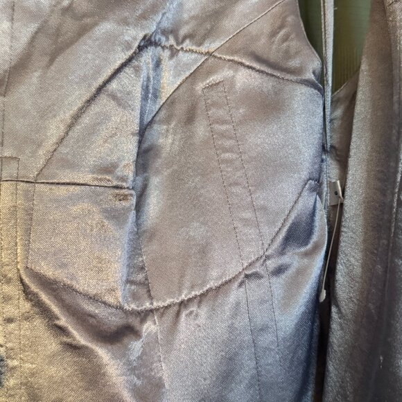 Grey satin ball gown, truly epic! Drunk purchase, my regret, your win! - Picture 4 of 11